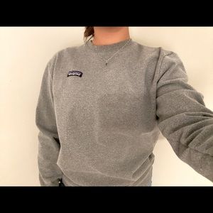 grey patagonia uprisal crewneck